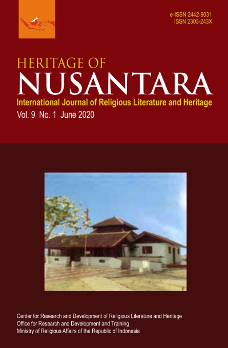 Heritage of Nusantara : International Journal of Religious Literature and Heritage Vol. 9 No. 1 June 2020