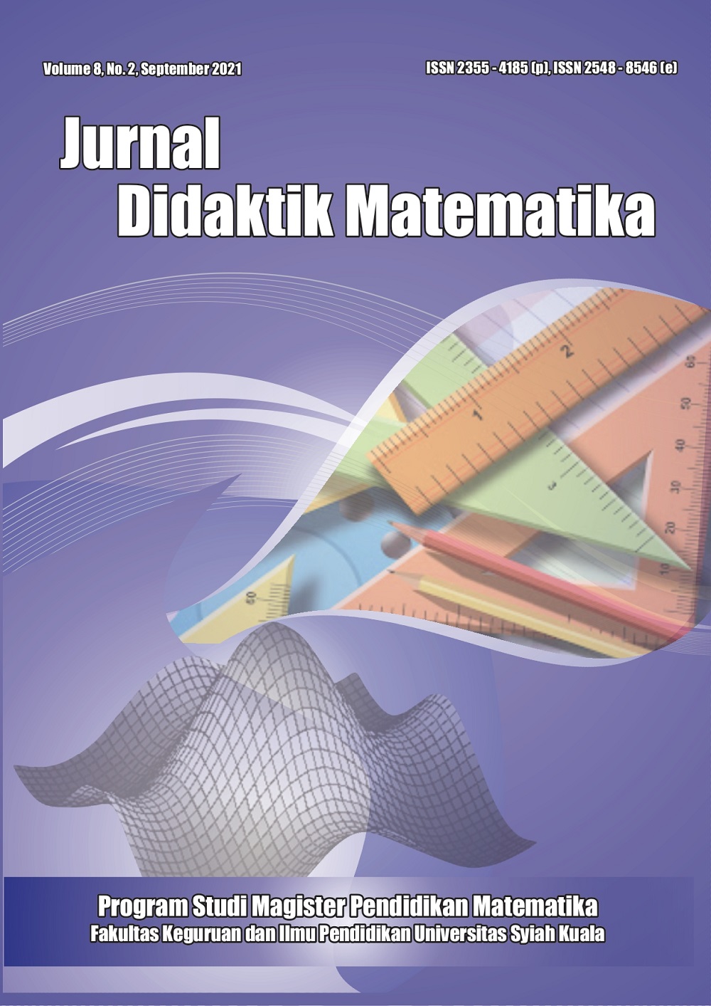 Jurnal: Didaktik Matematika Volume 8 nomor 2 2021