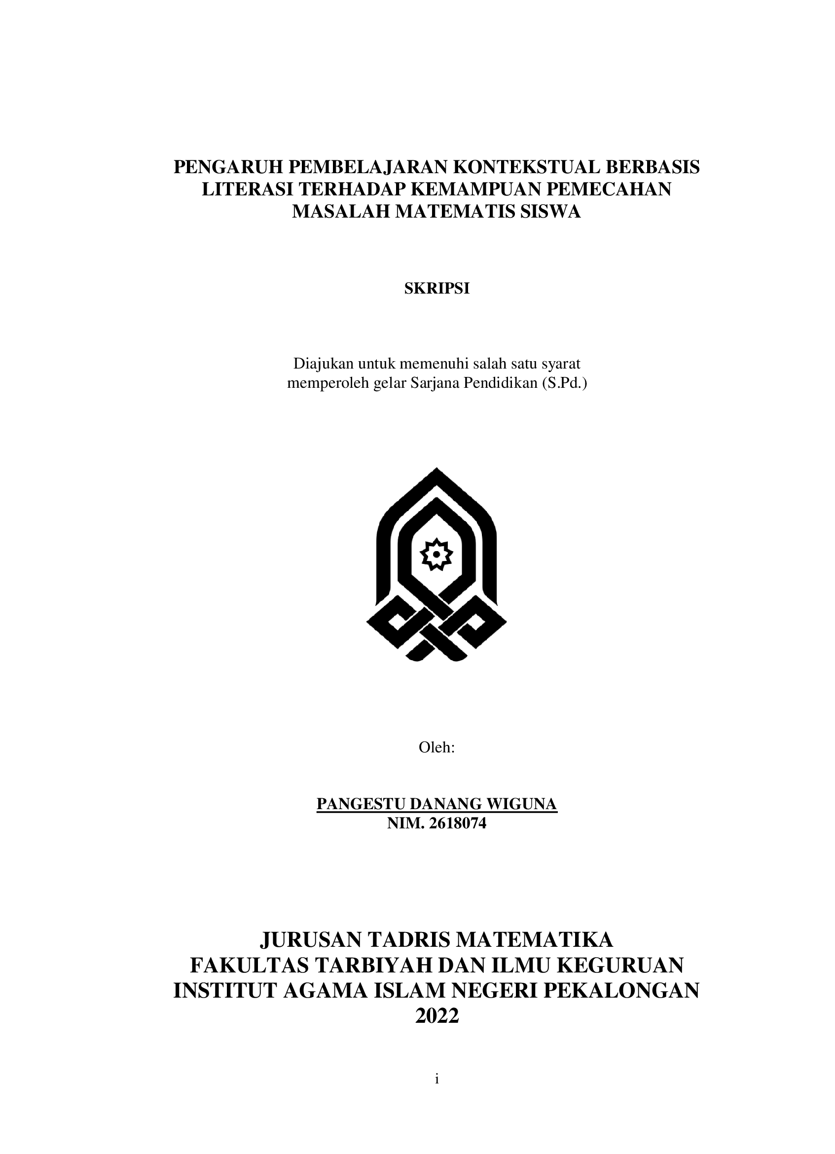 Analisis Kemampuan Literasi Matematis Siswa Dalam Menyelesaikan Soal Bertipe Numerasi Asesmen Kompetensi Minimum Kelas VIII MTs YMI Wonopringgo