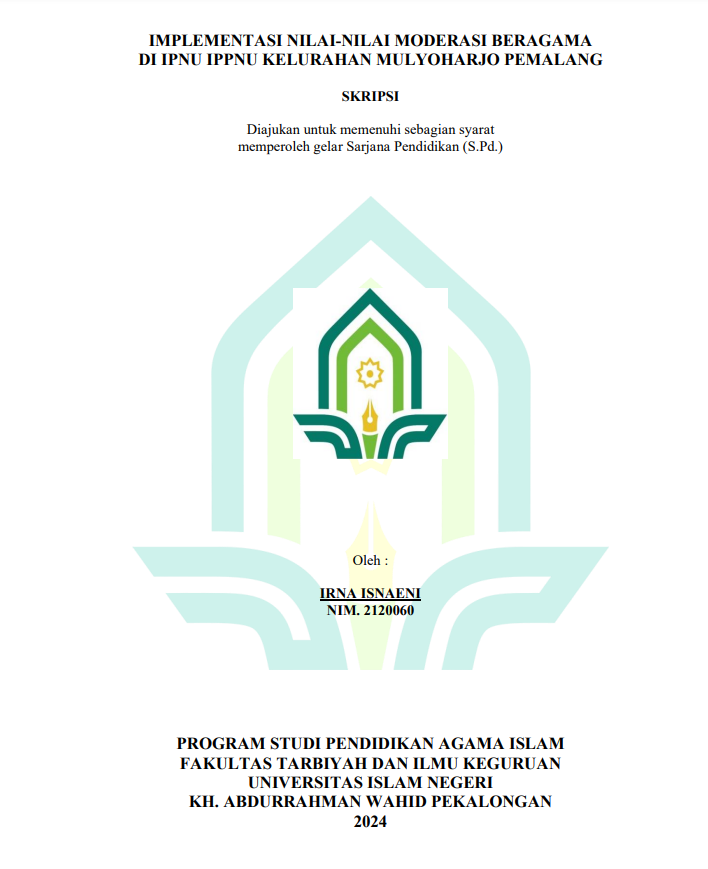 Implementasi Nilai-Nilai Moderasi Beragama di IPNU-IPPNU Kelurahan Mulyoharjo Pemalang