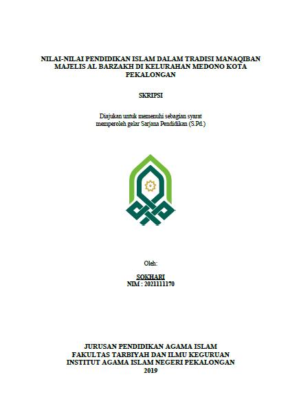 Nilai-Nilai Pendidikan Islam Dalam Tradisi Manaqiban Majelis Al Barzakh Di Kelurahan Medono Kota Pekalongan