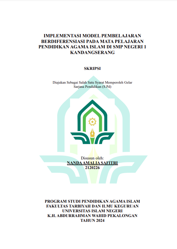 Implementasi Model Pembelajaran Berdiferensiasi Pada Mata Pelajaran Pendidikan Agama Islam Di SMP Negeri 1 Kandangserang