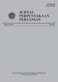 Jurnal Perpustakaan Pertanian Volume 27 Nomor 1 Tahun 2018