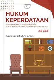 Hukum Keperdataan: dalam Perspektif Hukum Nasional, KUH Perdata (BW), Hukum Islam dan Hukum Adat) Jilid 2