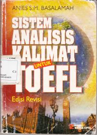 Sistem Analisis Kalimat untuk TOEFL dalam Tata Bahasa Inggris