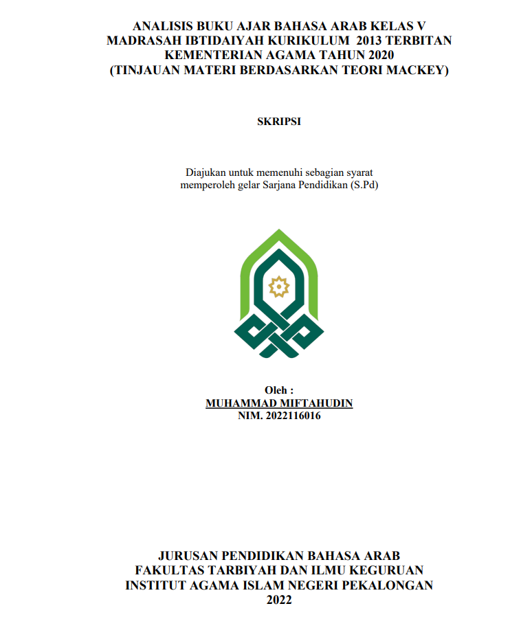 Implementasi Kurikulum 2013 Dalam Pembelajaran SD/MI