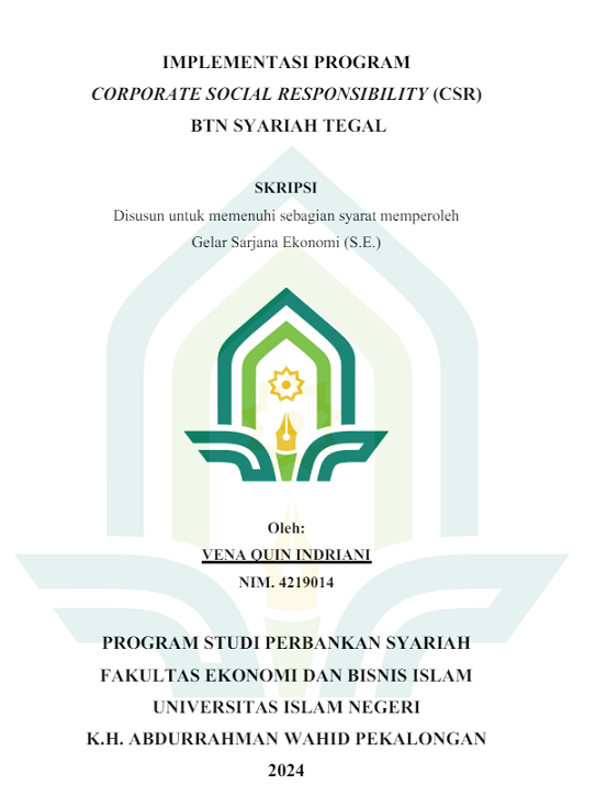 Implementasi Program Corporate Social Responsibility (CSR) BTN Syariah Tegal