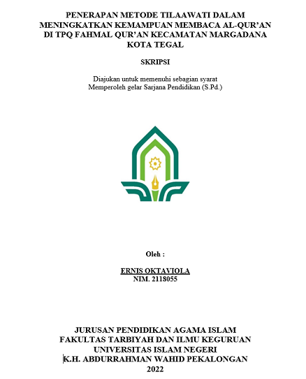 Penerapan Metode Tilaawati Dalam Meningkatkan Kemampuan Membaca Al-Qur'an di TPQ Fahmal Qur'an Kecamatan Margadana Kota Tegal