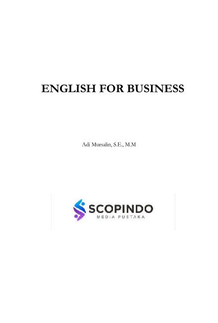 English For Business