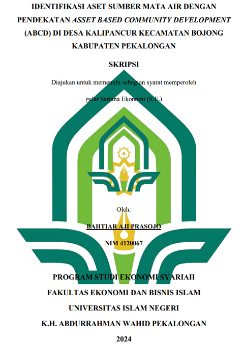 Identifikasi Aset Sumber Mata Air Dengan Pendekatan Asset Based Community Development (ABCD) Di Desa Kalipancur Kecamatan Bojong Kabupaten Pekalongan