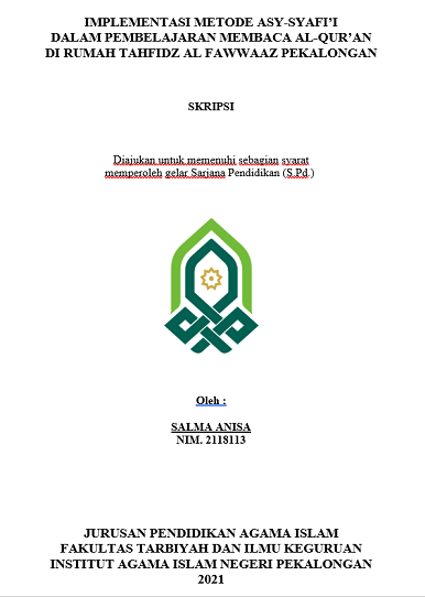 Implementasi Metode Asy-Syafi'I Dalam Pembelajaran Membaca Al-Qur'an di Rumah Tahfidz Al Fawwaaz Pekalongan