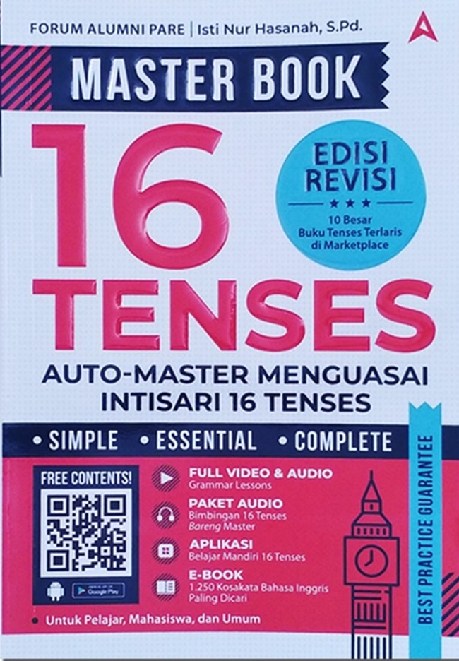 Master Book 16 Tenses Solusi Master Menguasai Intisari 16 Tenses