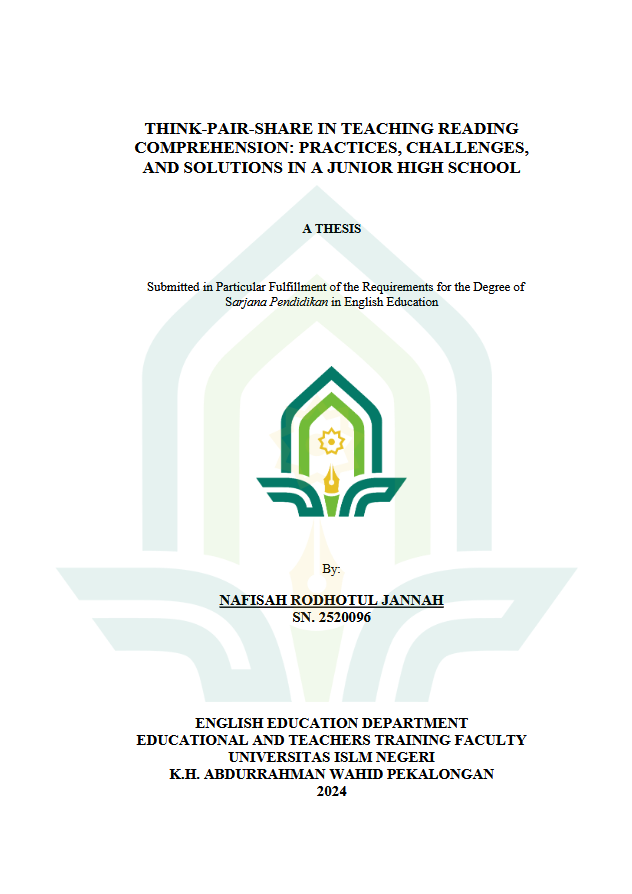 Think-Pair-Share In Teaching Reading Comprehension: Practices, Challenges, And Solutions In A Junior High School