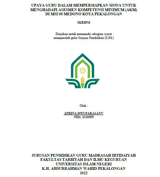 Implementasi Kegiatan Ekstrakurikuler MI Walisongo Kranji 02 Kecamatan Kedungwuni Kabupaten Pekalongan Tahun Ajaran 2021/2022