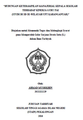 Korelasi Antara Intensitas Shalat Berjamaah Terhadap Perilaku Sosial Keagamaan Remaja di Desa Kaliombo Kecamatan Paninggaran Kabupaten Pekalongan