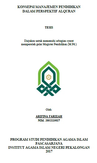 Konsepsi Manajemen Pendidikan Dalam Perspektif Al Quran