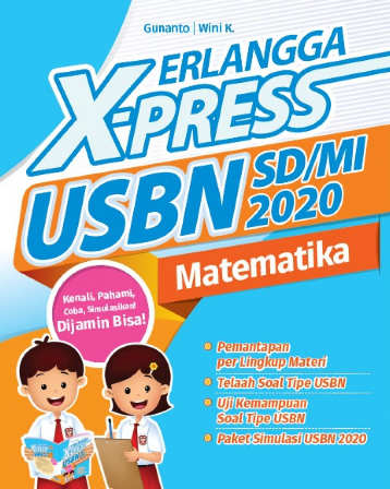 Erlangga X-press USBN SD/MI 2020 Matematika