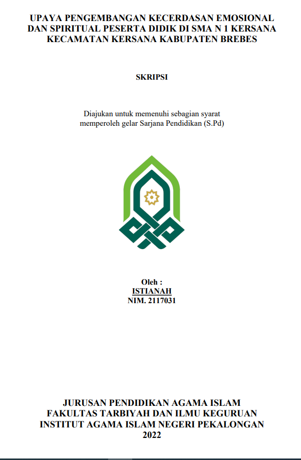 Upaya Pengembangan Kecerdasan Emosional dan Spiritual Peserta Didik di SMA N 1 Kersana Kecamatan Kersana Kabupaten Brebes