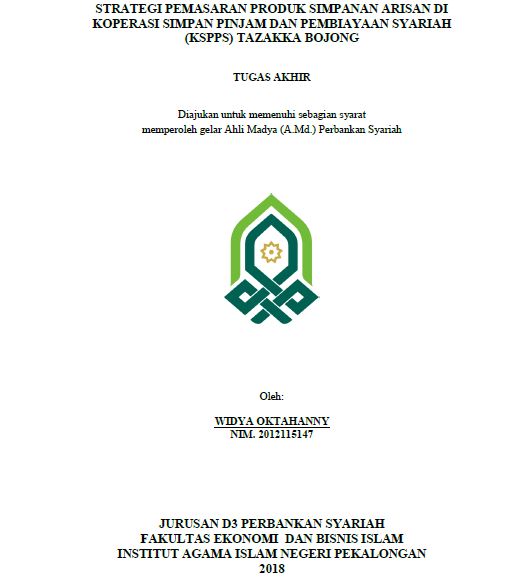 Strategi Pemasaran Produk Simpanan Arisan Di Koperasi Simpan Pinjam Dan Pembiayaan Syariah (KSPPS) Tazakka Bojong