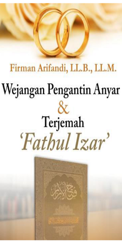 Wejangan Pengantin Anyar dan  Terjemah Fatkhul Izar