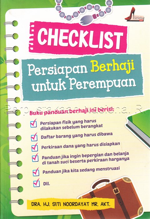 Checklist Persiapan Berhaji untuk Perempuan