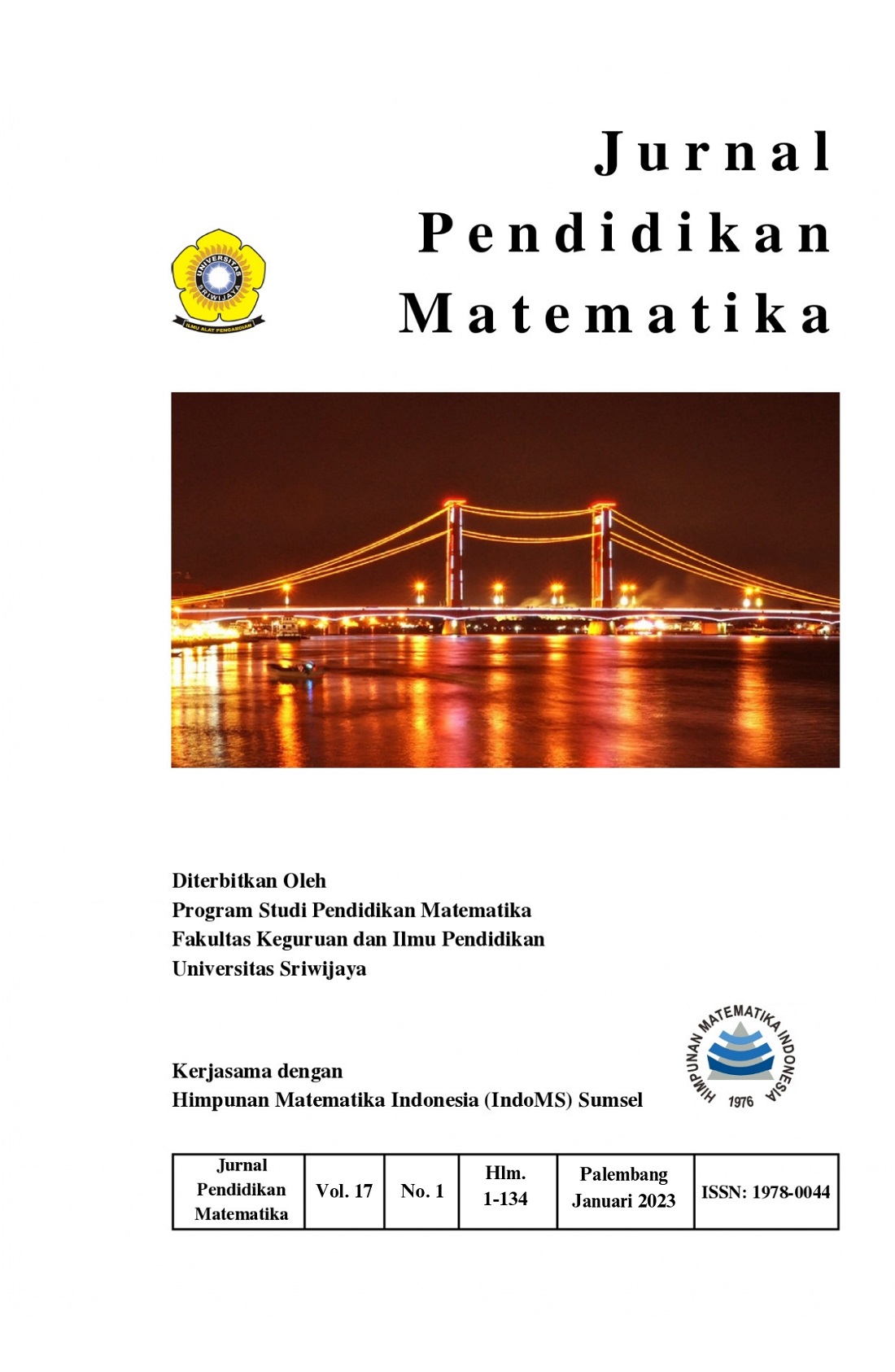 Jurnal Pendidikan Matematika Volume 17 Nomor 1 2023