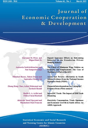 Journal of Economic Cooperation and Development Volume 43 No 1 March 2022