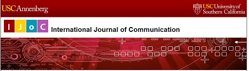 International Journal of Communication Volume 12 Tahun 2018