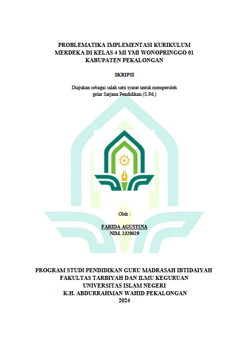 Problematika Implementasi Kurikulum Merdeka Di Kelas 4 MI YMI Wonopringgo 01 Kabupaten Pekalongan