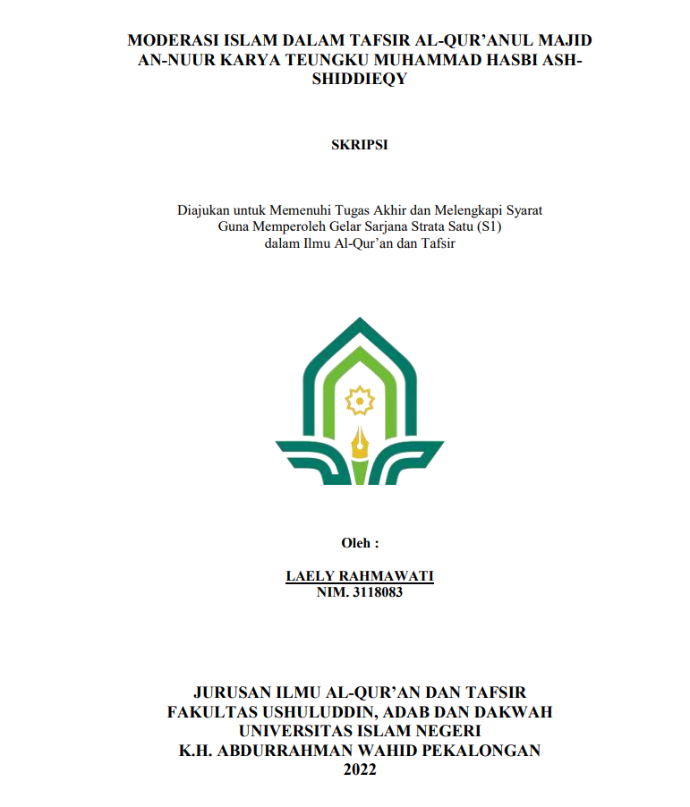 Moderasi Islam dalam Tafsir Al Qur'anul Majid An Nuur Karya Teungke Muhammad Habi Ash Shiddieqy