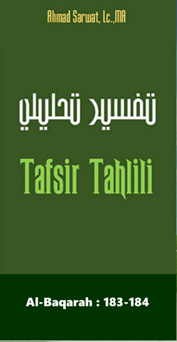 Tafsir Tahlili Al-Baqarah : 183-184