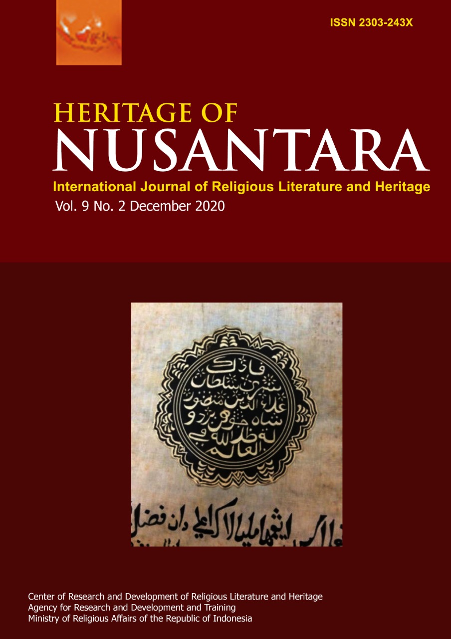 Heritage of Nusantara : International Journal of Religious Literature and Heritage Vol. 9 No. 2 December 2020