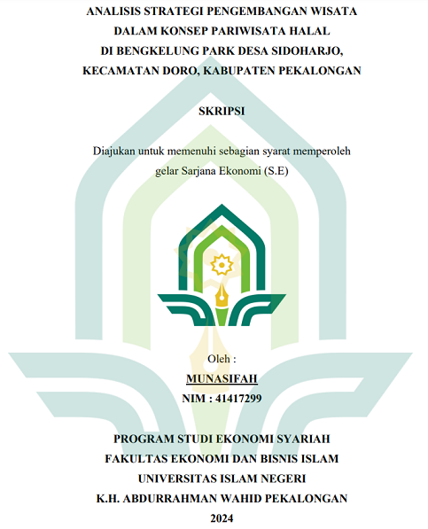 Analisis Strategi Pengembangan Wisata Dalam Konsep Praiwisata Halal di Bengkelung Park Desa Sidoharjo, Kecamatan Doro, Kabupaten Pekalongan