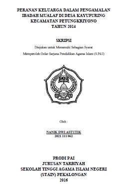 Peranan Keluarga dalam Pengamalan Ibadah Mualag di Desa Kayupuring Kecamatan Petungkriyono Tahun 2014